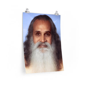 Swami Satchidananda - Blue Background